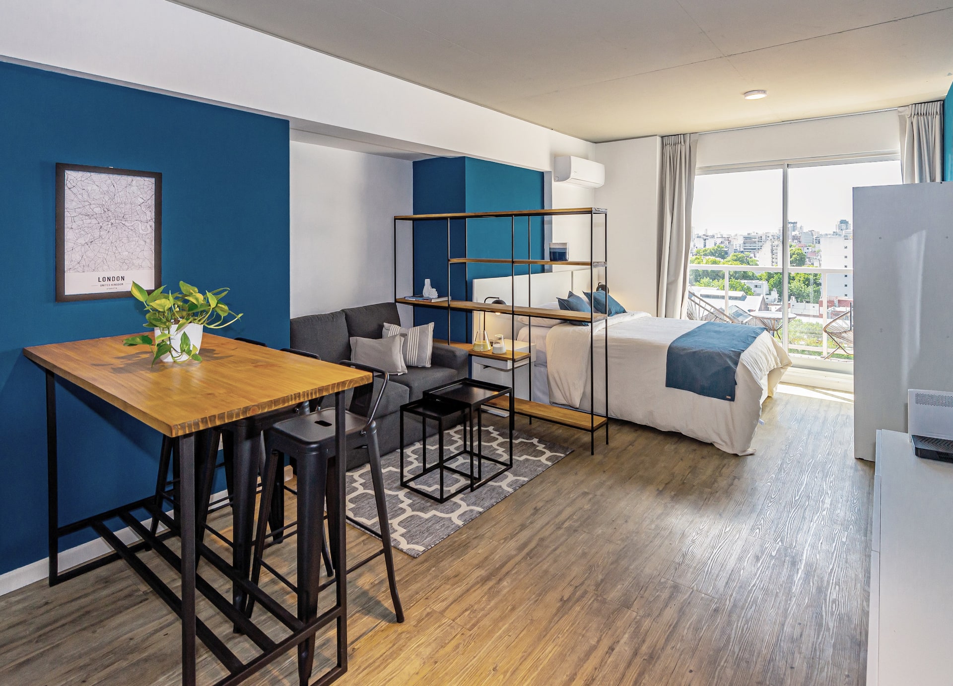 Studio apartment on the 9th floor in Villa Crespo