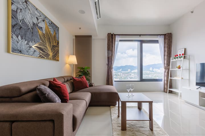 City View Family 2br @ Macalister | Near Komtar - ペナン