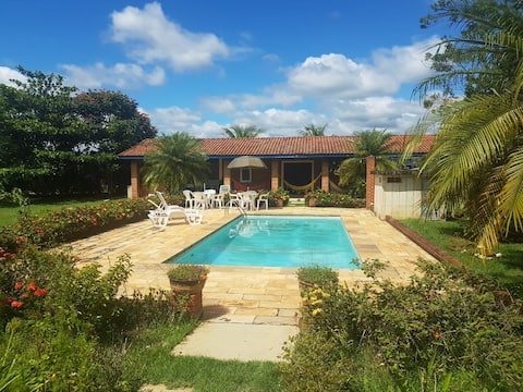 Top Airbnb: Farm for leisure in a gated community in Sorocaba