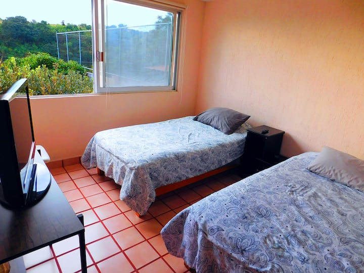 Réveillez-vous avec une vue imprenable sur la nature.