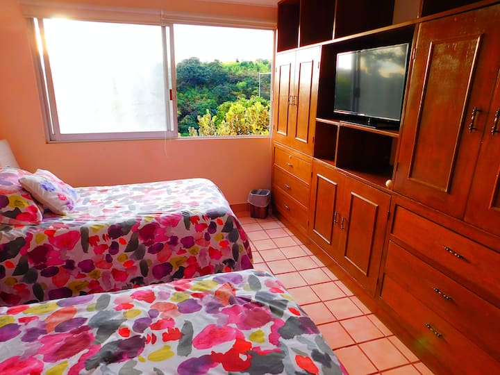 Réveillez-vous avec une vue imprenable sur la nature.