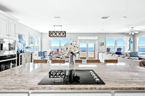 Gulf Front, Heated Pool, Elevator, Stocked Kitchen