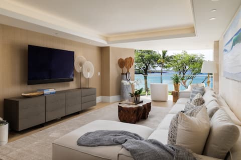 Top Airbnb: Luxury Oceanfront Condo Hapuna Beach ResidencesC34 in Puako