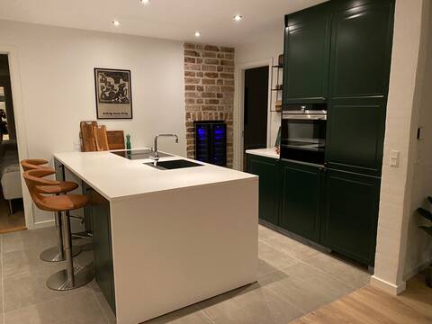 The small cozy townhouse