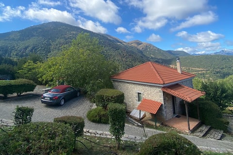 Kalavrita Villa Nano on the mountain with fireplace and view