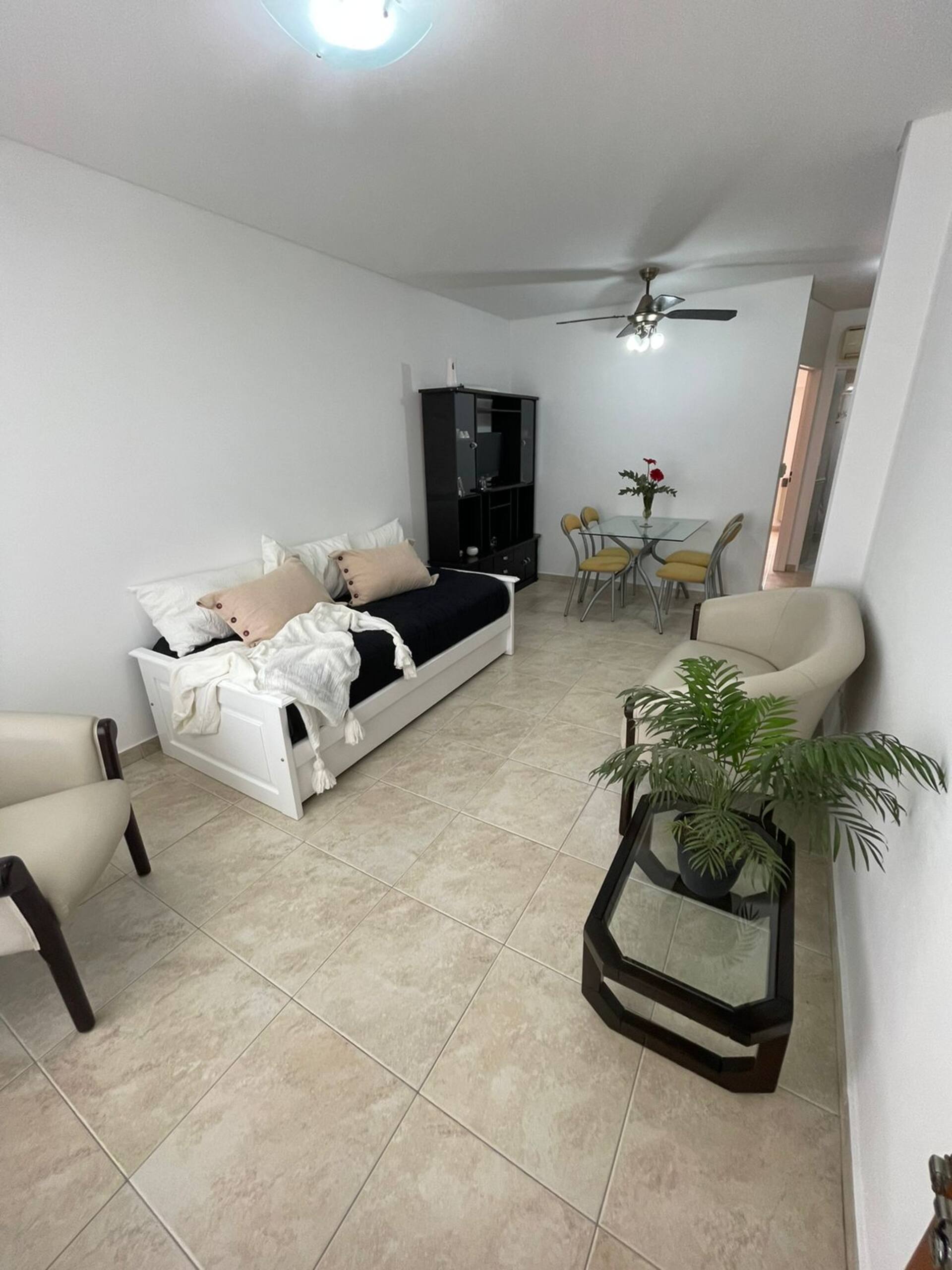 A bright apartment with a patio, Gerbera Colorada!