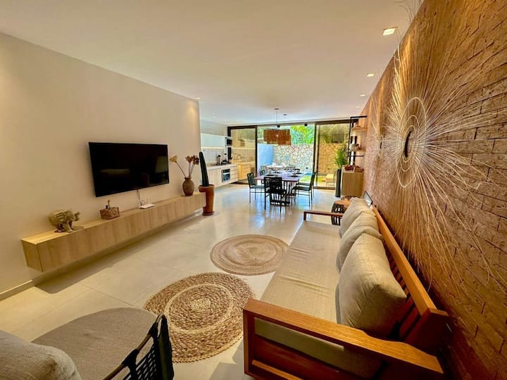 Casa Com Piscina Praia Do Riacho Perto Igrejinha - São Miguel dos Milagres