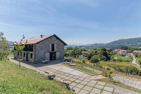 Apartment in a chalet in the Urdaibai Reserve