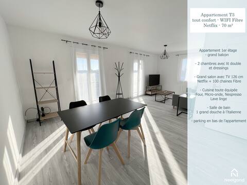 178A - Apartment T3 All Comfort  - Netflix WiFi