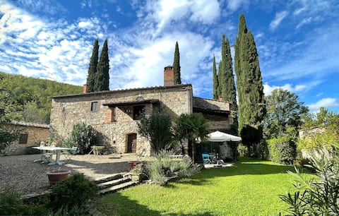 Tuscany Country House, Central Chianti, Pano Views