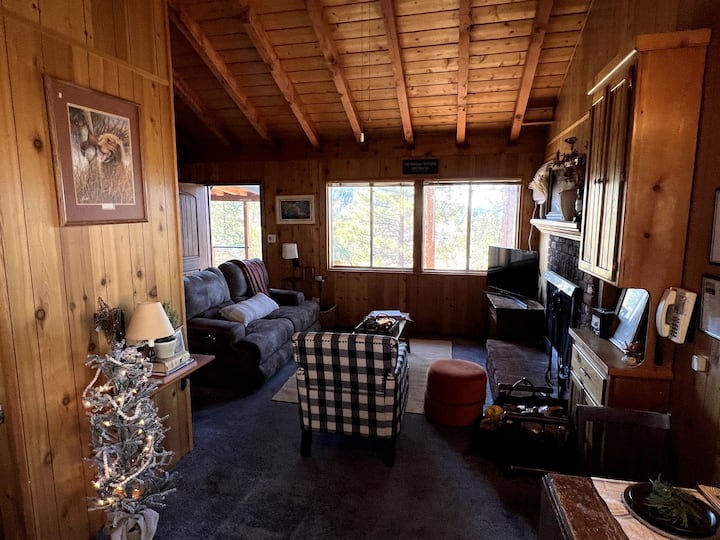 Grandma Chic Cabin With 360 Views - ビッグ・ベアー・レイク, CA