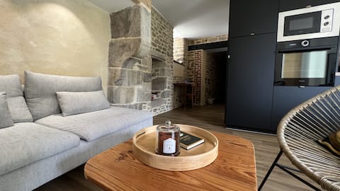 Popular Airbnb listing: Le Duclos, garden-level apartment, Dinan center in Dinan