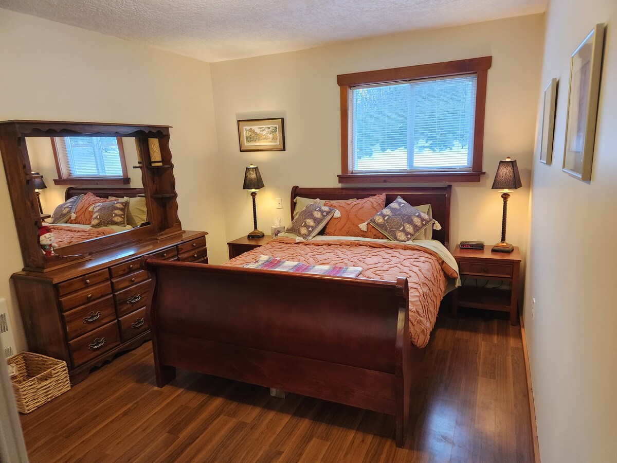 マスターベッドルーム、冬