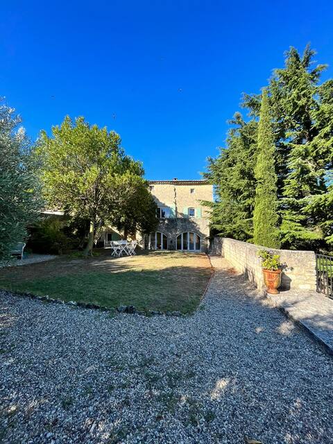 Beautiful stone family home with swimming pool