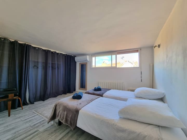 dormitorio 1, con dos camas individuales