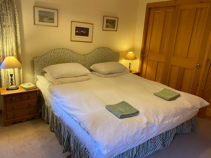 Downstairs bedroom with its own dedicated shower room.