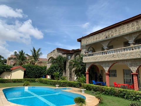 Lovely place with pool