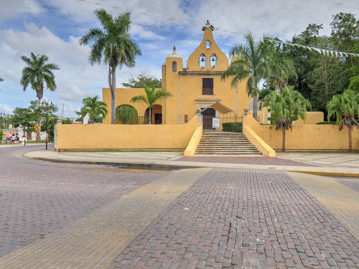 Historic Church Front Home in Merida Centro! Houses for Rent in
