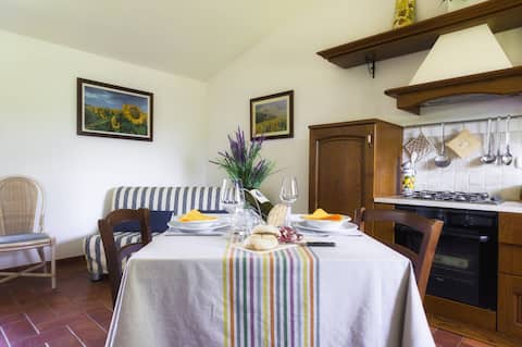 Top Airbnb: Il Tiglio, two pax flat between Umbria and Tuscany a Castiglione Del Lago