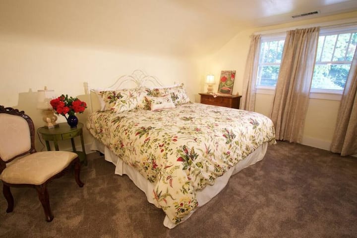 Bedroom 2 with a king size bed.