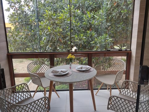 Top Airbnb: Elegance and simplicity: Flat 116 Serra Negra. in Bezerros