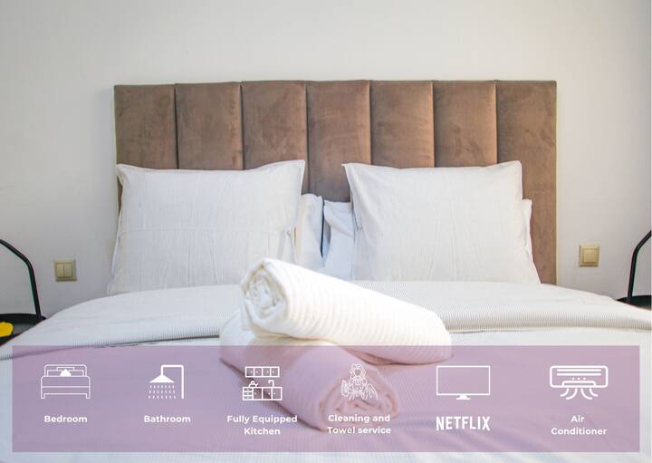 الفراش المريح والفخم في هذه الغرفة سيجعلك تنام على السحب. سوف تستيقظ وأنت تشعر بالراحة والاستعداد للتعامل مع اليوم التالي.