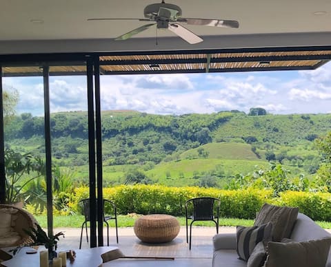 Popular Airbnb listing: Dive Into Paradise: 3BR, Pool & Views Near Salento in La Tebaida