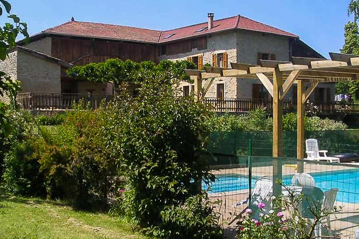 Au Bonheur Du Cèdre  Magnifique Maison  D'hôtes - Saint-Lattier