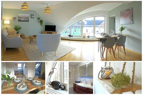 Sunny condominium in Freiberg with balcony