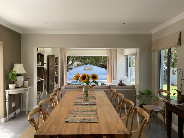 Comfortable villa close to the beach.