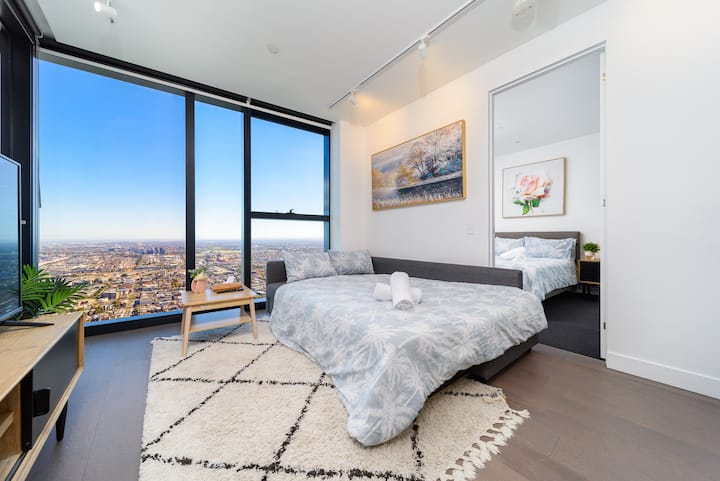 64f Luxe Sunset Melbcbd. 2br2ba. 6pax. Freecarpark - Melbourne