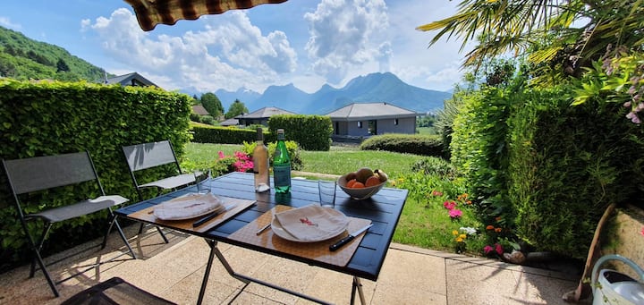 Rez-de-jardin, Splendide Vue Lac Et Montagne - Talloires-Montmin