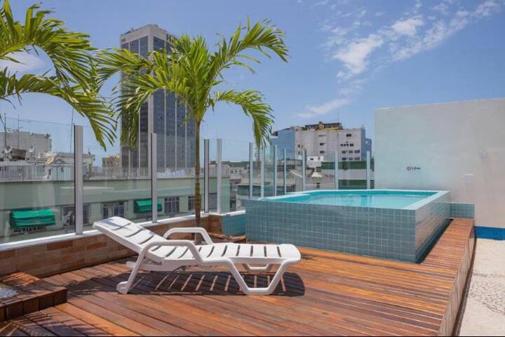 230 m2 rooftop em Copacabana com piscina privativa gallery image 2