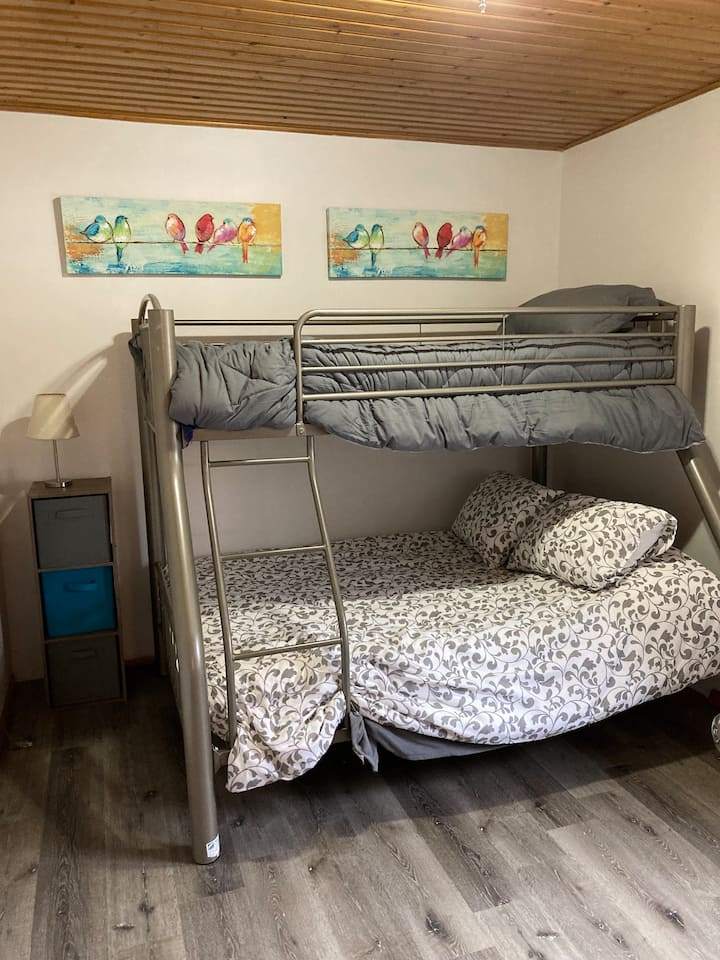 Twin over full bunk bed 