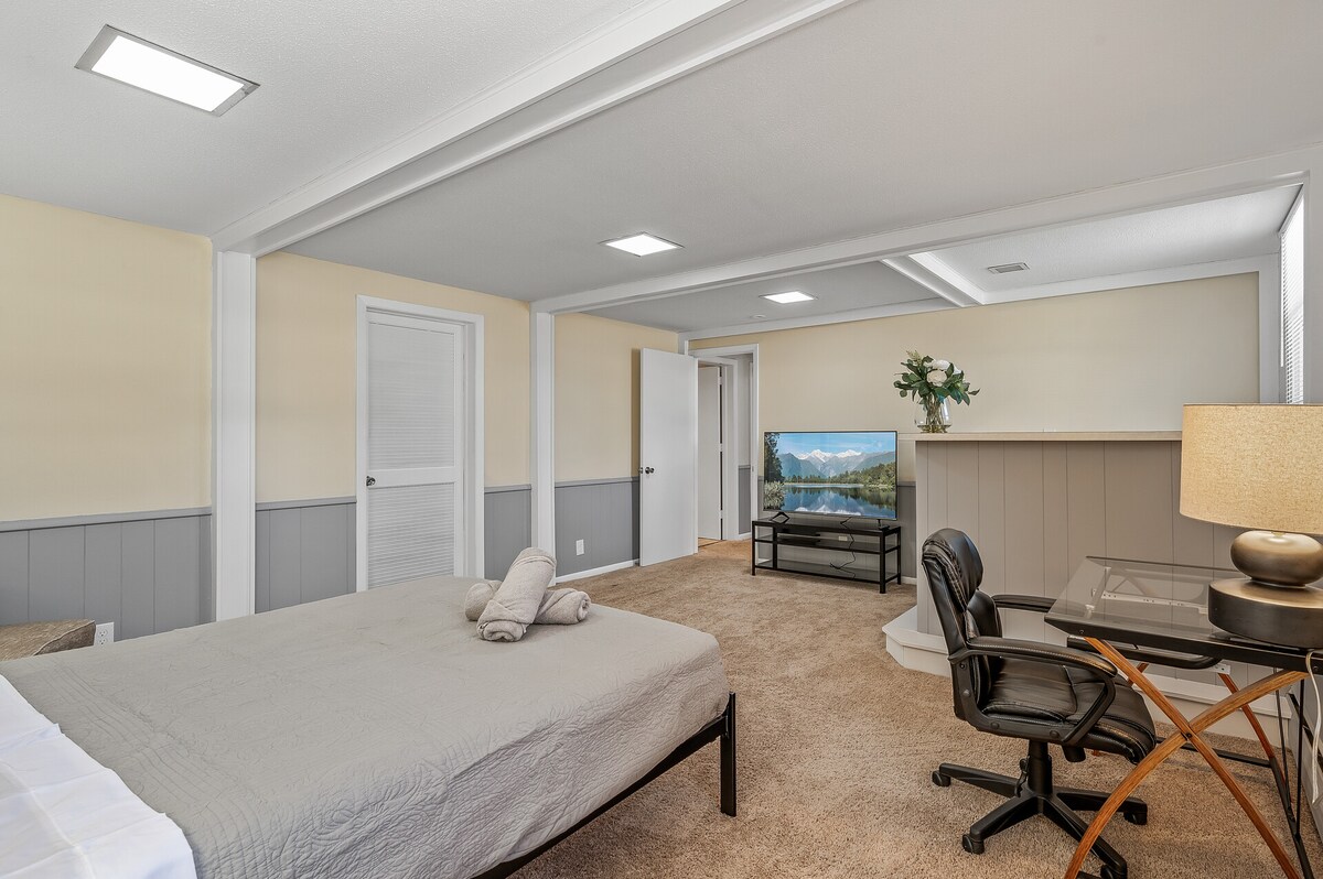 غرفة نوم استوديو 4- طابق أرضي - مع تلفزيون مقاس 55بوصة