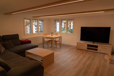 Successful Airbnb property: Newly renovated apartment centrally located in Saas Fee