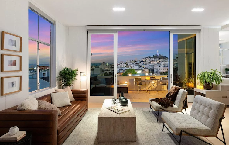Award Winning Iconic SF Home with views of Bay!