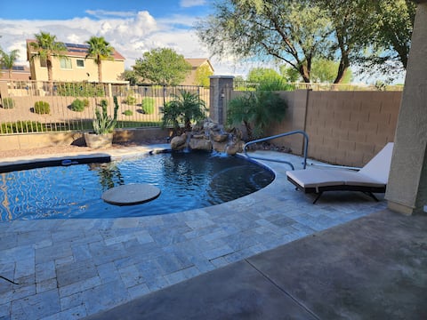 Resort Style three bedroom home with pool.
