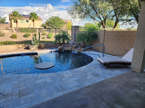 Resort Style three bedroom home with pool.
