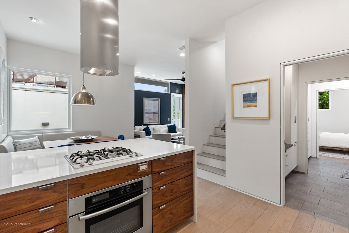 Lux SoCo Penthouse in the Heart of Austin