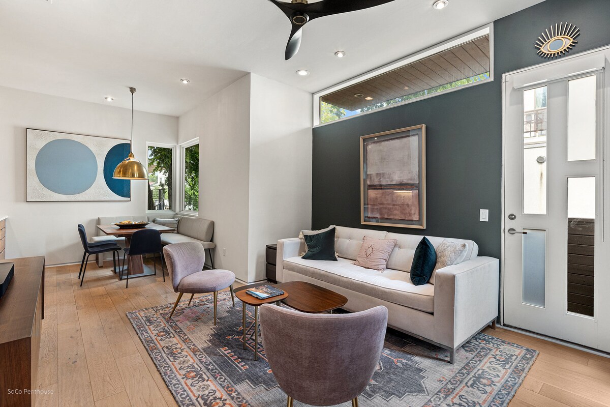 Lux SoCo Penthouse in the Heart of Austin