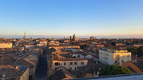 Panoramic apartment over Ravenna’s city center