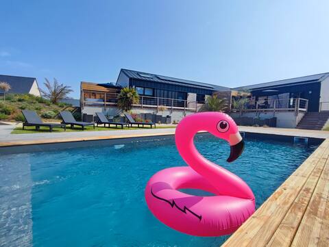 Kerzoé 4 people - Hot tub - Swimming pool