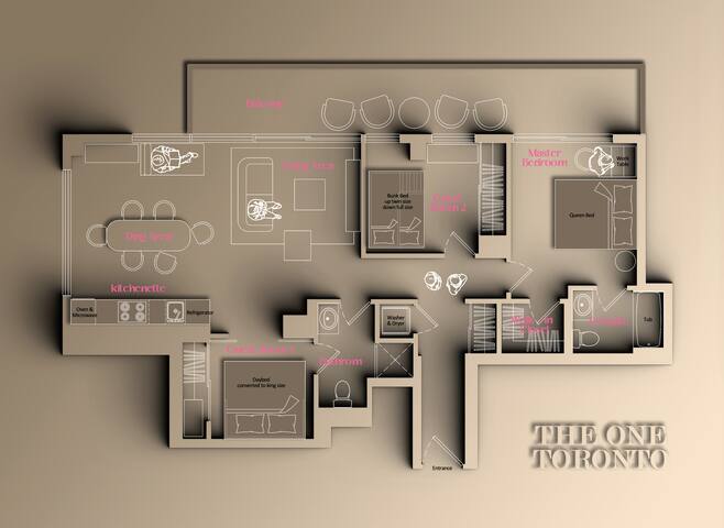 Toronto Low-Penthouse Condo w/ Free Parking gallery image 5