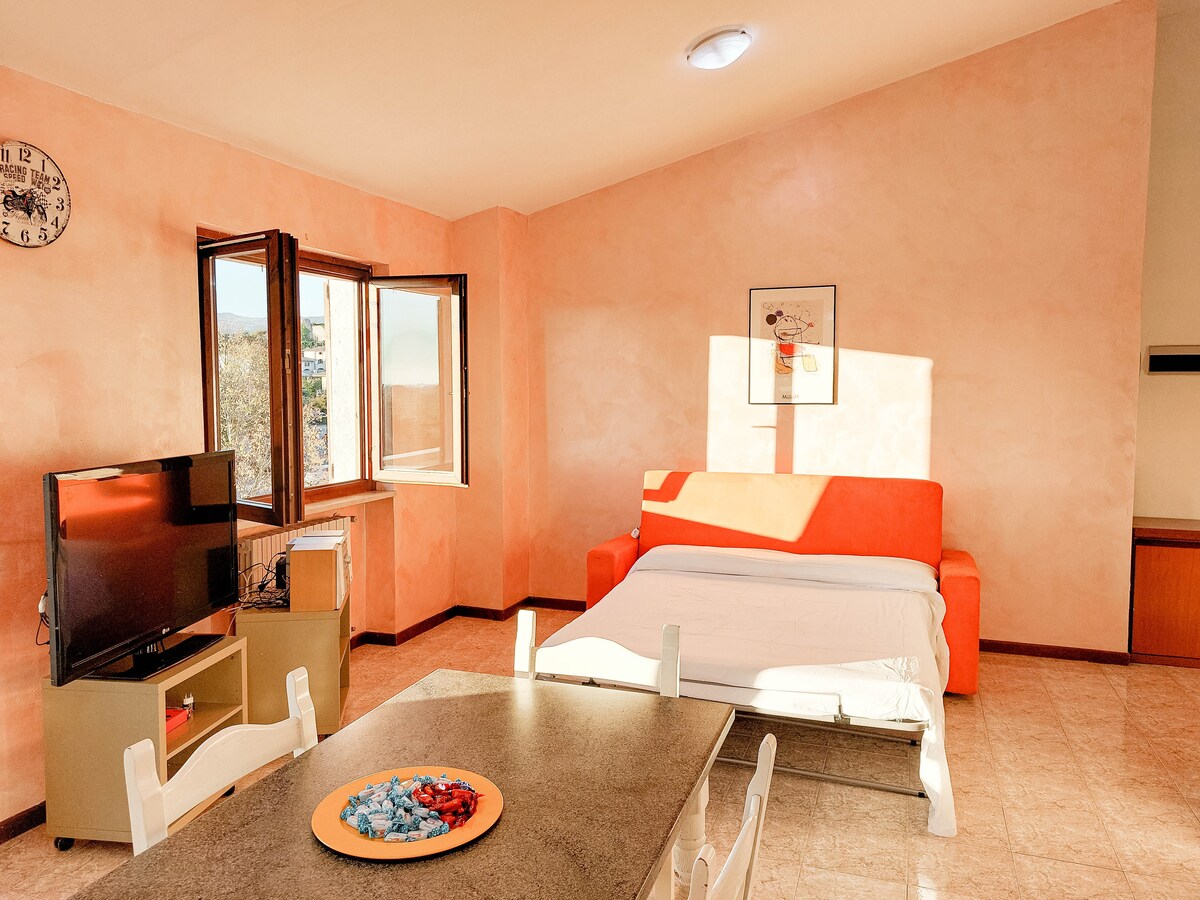 Удобно отворете го каучот во големиот простор со прозорци во дневната соба. Разбудете се на природната сончева светлина.