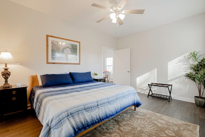 Primary Bedroom King Size bed