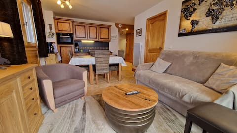 Top performing Airbnb: Apartment 6 people at the foot of the slopes in Villard Sur Doron