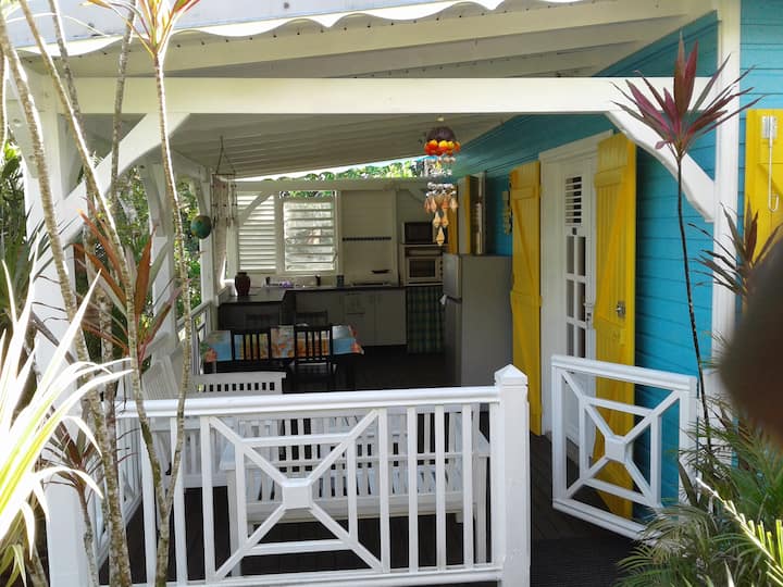 bungalow with Caribbean sea view Houses for Rent in SainteRose