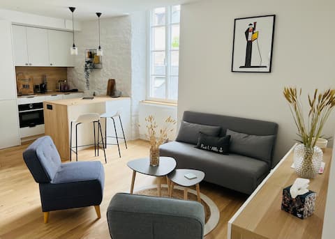 Popular Airbnb listing: Beautiful apartment in the heart of the city in Pont L'abbé