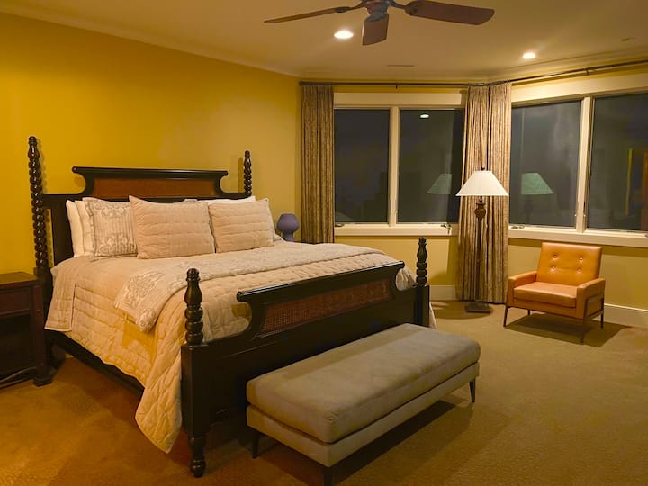 2nd Floor Master Bedroom #3 with Full Bath and Glorious Mountain Views